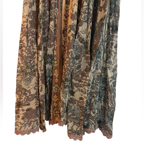 Anthropologie let me be floral embroidered lace dress S flowy bohemian $248 - Picture 10 of 13